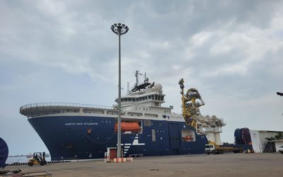 Mobilization and demobilization operation of the North Sea Atlantic Vessel