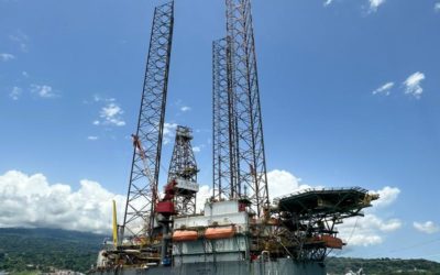 TLC Equatorial Guinea supported a jack-up rig offload for Shelf Drilling.